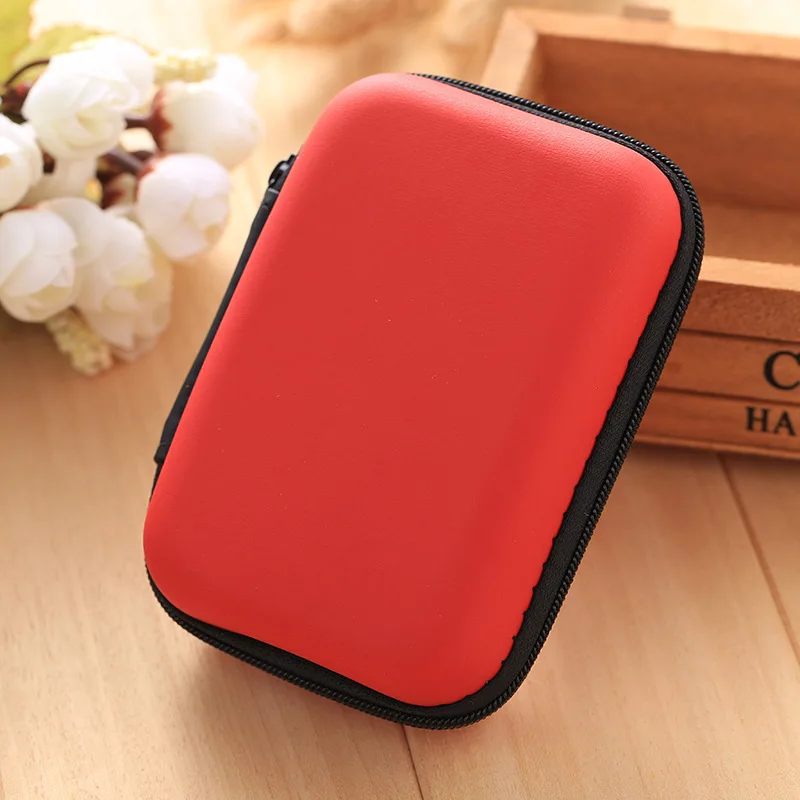 1pcs Earphone Storage Box Headphone Case Hard Bag Data Cables Changes Pocket Organizer Multi-function | Дом и сад