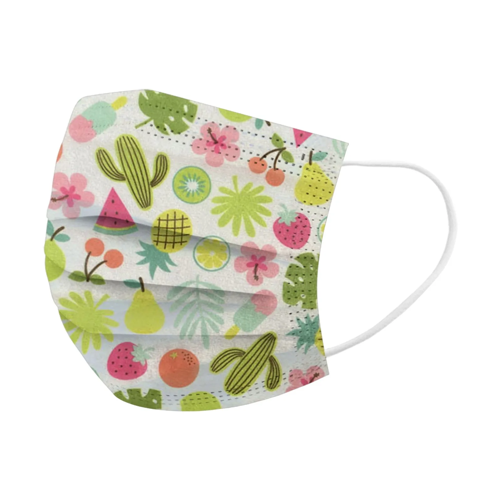 10pcs Disposable Face Mask adult Printed Covers For Women Unisex Masks for face Men Protective Facemask Halloween Cosplay Маска |