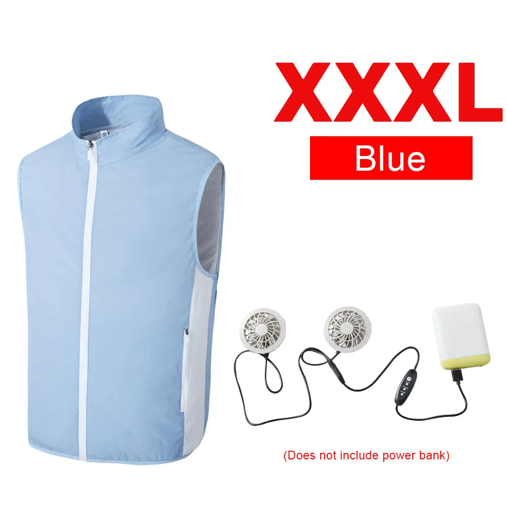

Fan Vest Air Conditioning Clothing Women/Male Smart Fan Clothing Cooling Usb Charging Welding Cooling Outdoor Clothes Vest