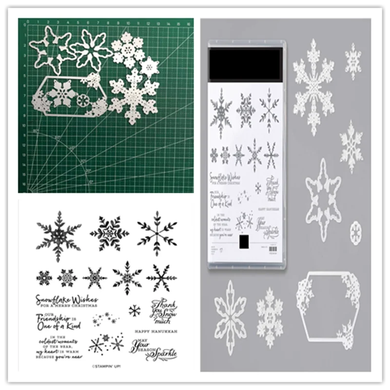

Christmas Metal Cutting Dies Scrapbooking New Arrival 2021 Clear Stamps and Dies Stencils for DecorationStamping Arts Crafts