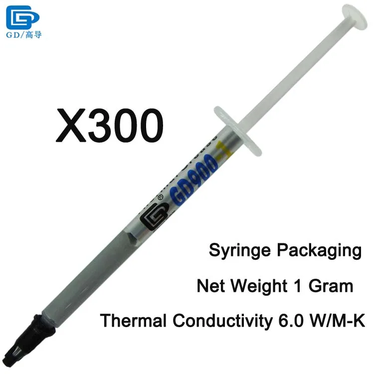 GD900-1 Термальность пасту смазка теплоотвод, содержащий серебристо-серый SSY1 SY1 SY3 SY7 SY15 SY30 BX3 ST30 CN30 CN150 CN1000 - Цвет лезвия: GD900-1-SY1 300 PCS