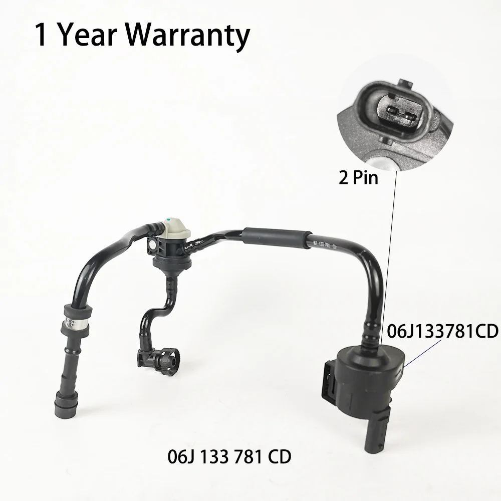 Фото Соленоид вакуумного клапана продувки топливных паров 06H906517H 06J133781CD для VW Beetle Golf Jetta Passat для Audi A3 A4 для Skoda 2.0T №1
