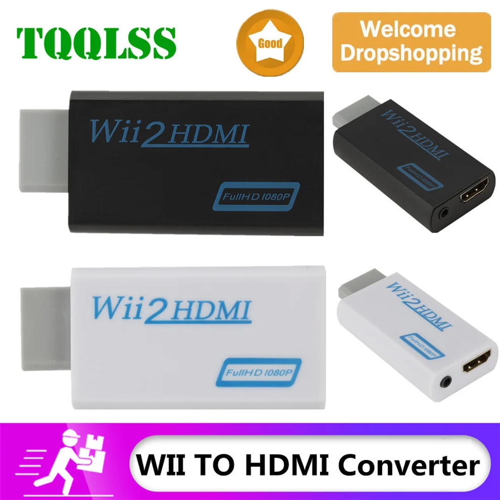 Адаптер переходник для Wii в HDMI аудиокабель ТВ 1080P HD WII видеоконвертер подходит