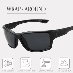 Солнцезащитные очки для мужчин, для вождения и бега, поляризационные, MJ8014