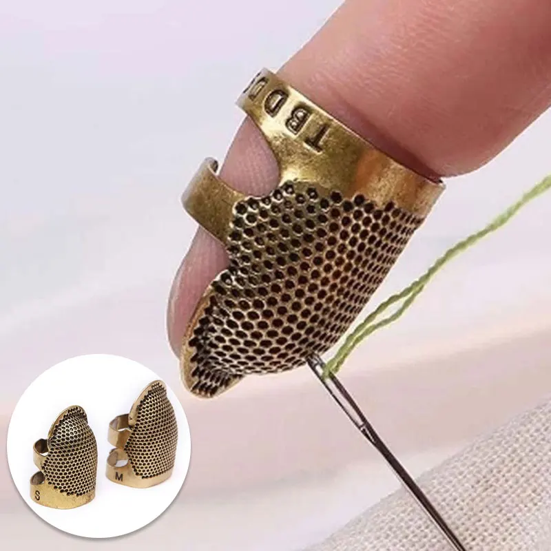 1 шт. винтажная металлическая защитная кольцевая ЦО для пальцев наперстков