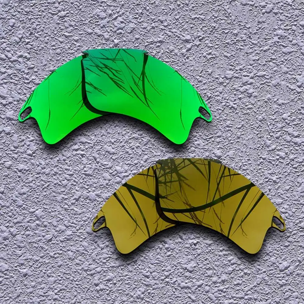 2 Pairs Polarized Replacement Lenses for Oakley Fast Jacket XL Sunglasses- Multiple Choices