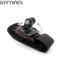 kfftwwx 360 degree rotating wrist band hand strap mount for gopro hero 9 8 7 6 5 4 black yi 4k dbpower sj4000 eken h9r camera