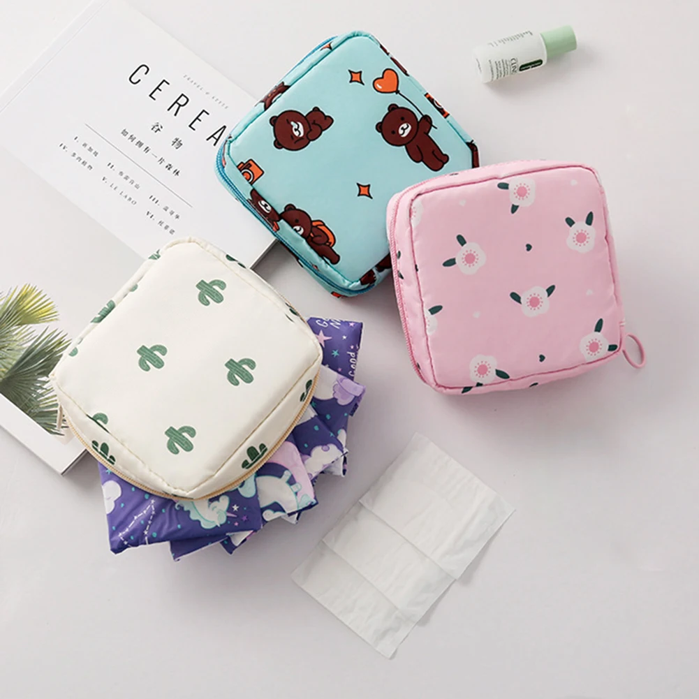 Водонепроницаемый Портативный нейлон санитарно Полотенца салфетки тампоны