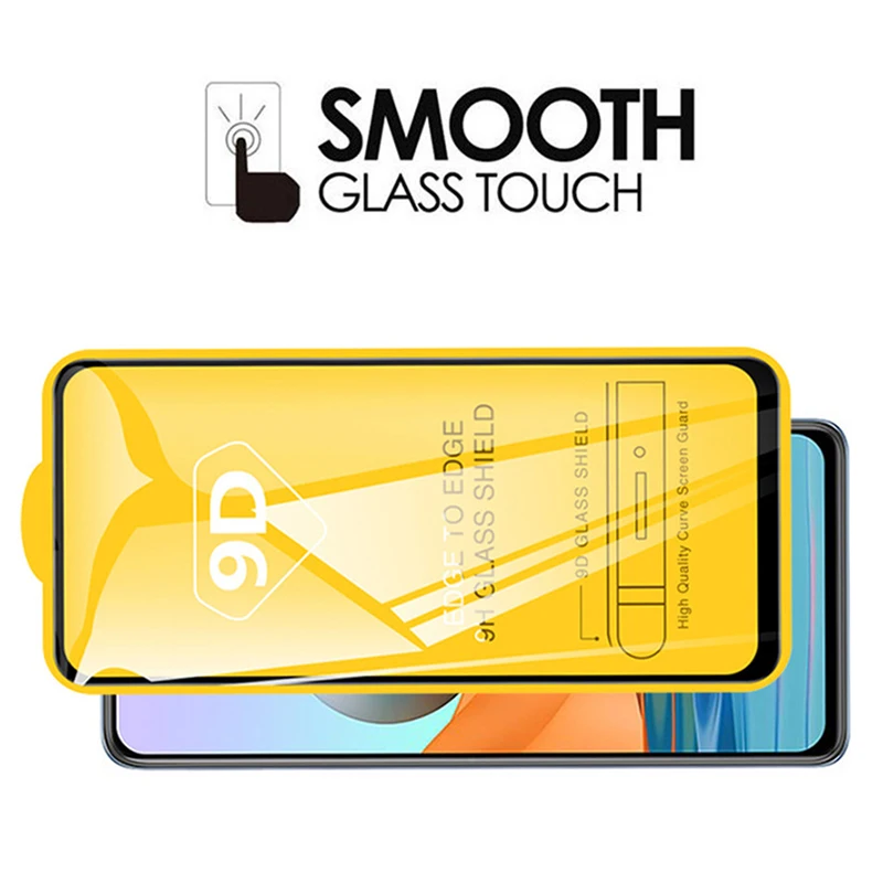 

9D Full Cover Screen Protector For Redmi Note 10 Pro Protector Glass on Redmi Note10 Pro Screen Tempered Glass Redmi Note 10Pro