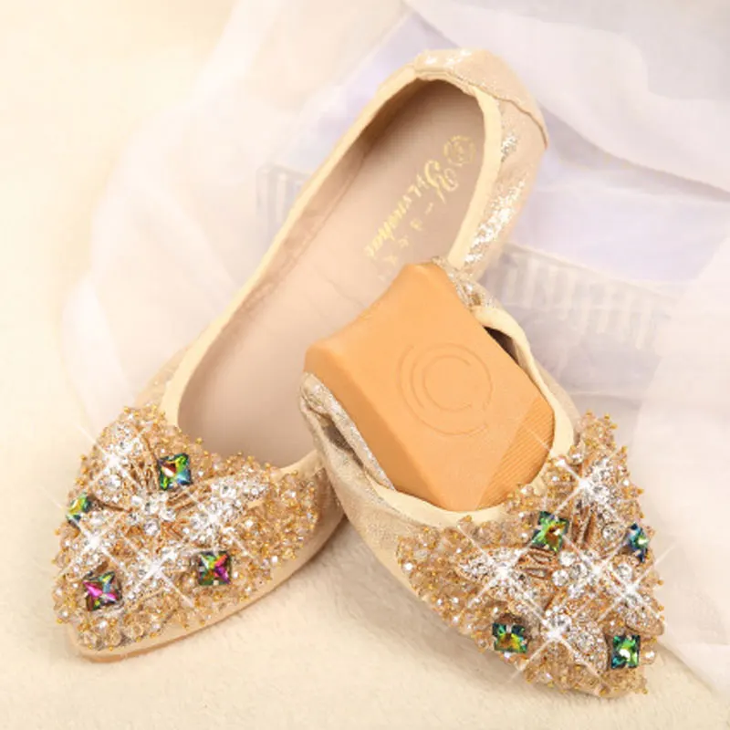 XWD7329-Gold HEE GRAND/Новинка; шикарные весенние балетки на плоской подошве; женские прозрачные ботинки из искусственной кожи; слипоны золотистого цвета; однотонная женская повседневная обувь на плоской подошве; XWD7341 - Цвет: XWD7329-Gold