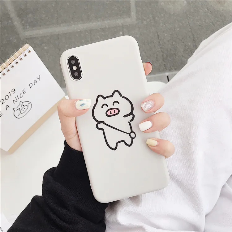 Милый мультяшный чехол для телефона для iPhone 6, 6 S, 7, 8 Plus, чехол, силиконовый мягкий карамельный чехол из ТПУ для iPhone X, XR, XS, MAX, 11 Pro MAX