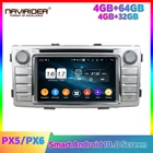 Автомобильный мультимедийный плеер PX6, 10,1 дюйма, Android, для Toyota Hilux 2012, Fortuner, GPS-навигация, Carplay, Bluetooth, DSP, головное устройство