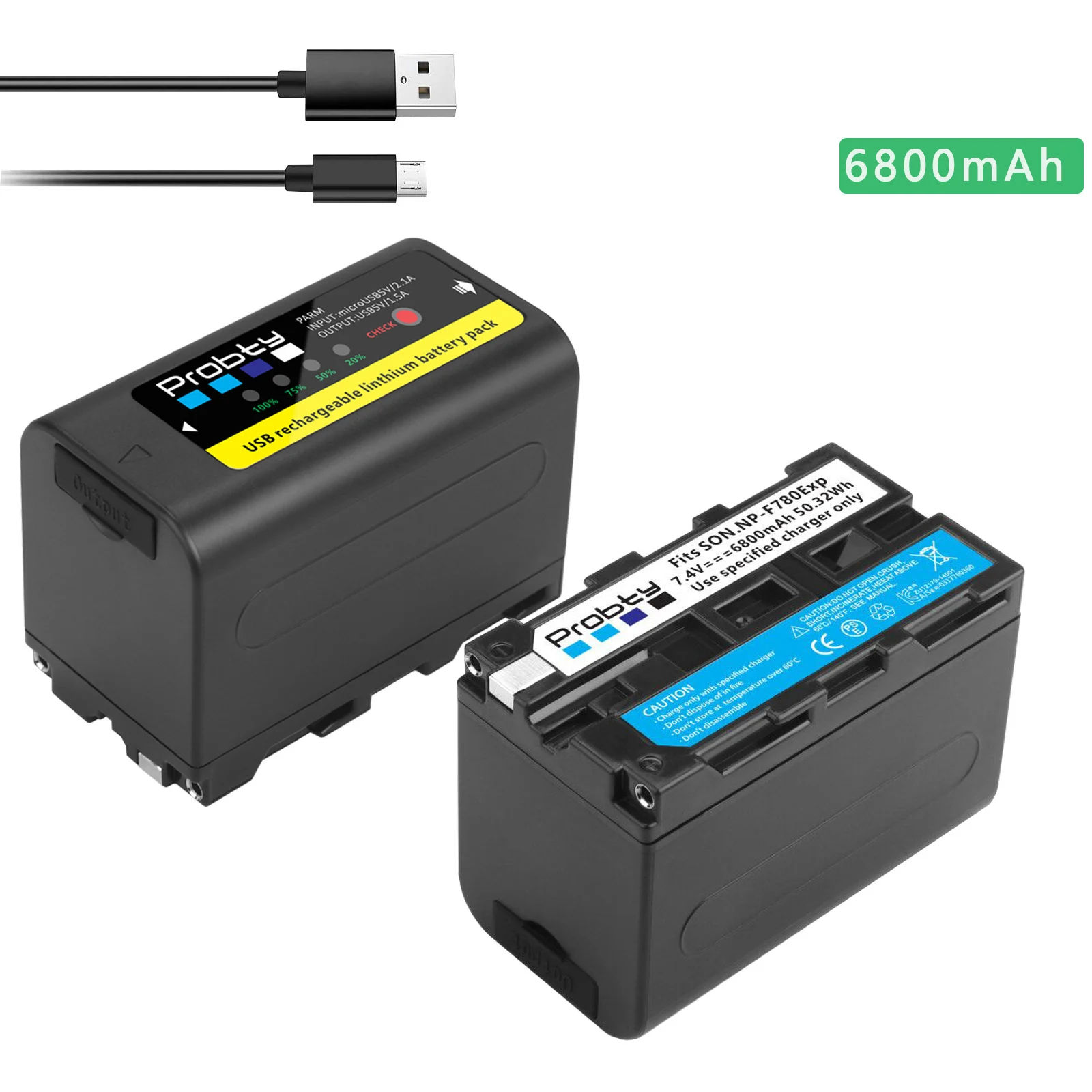 5200 мА/ч NP F770 F750 np f750 NPF770 750 Батарея + светодиодный USB Зарядное устройство для Sony F550