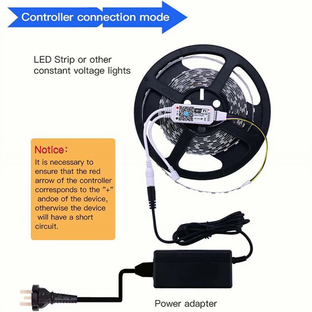 Смарт контроллер светодиодный Wi Fi RGB RGBW RGBWW 9 28 в|Контролеры RGB| |