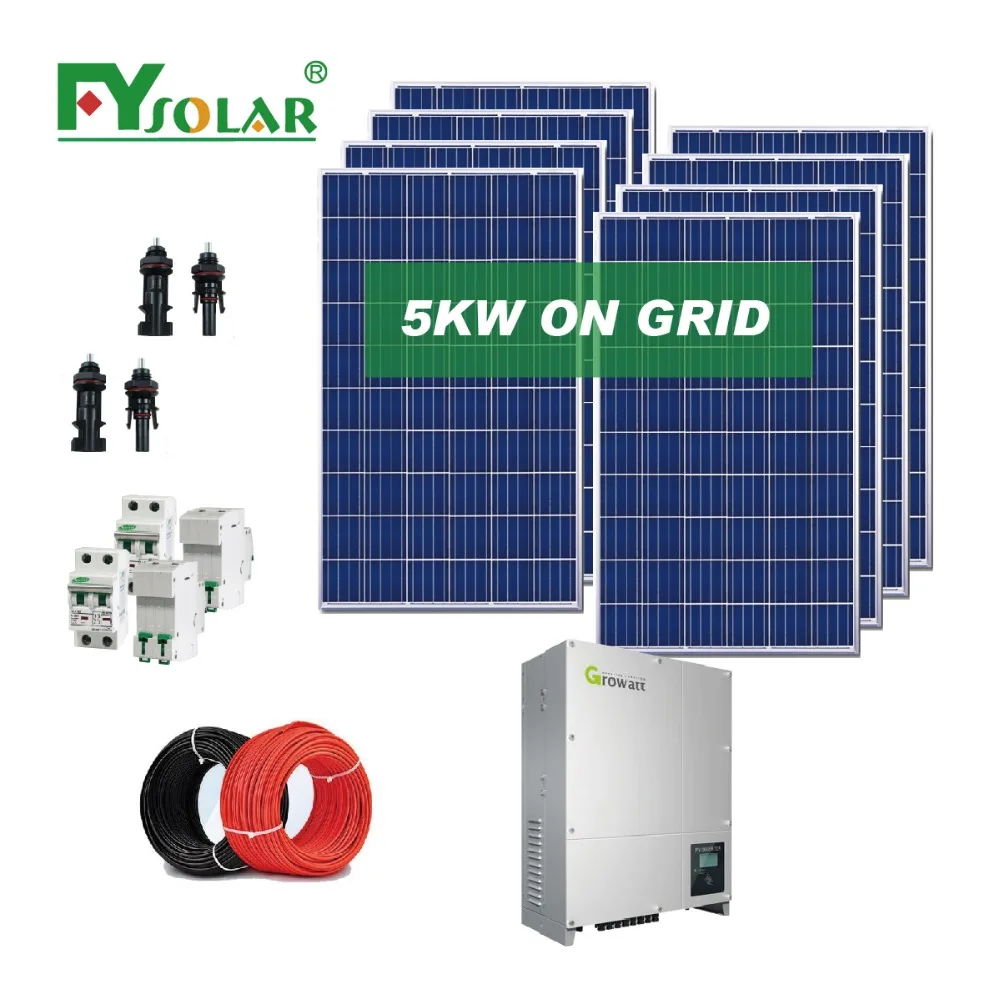 Настраиваемая любая энергия на сетке привязанная и выключенная Солнечная