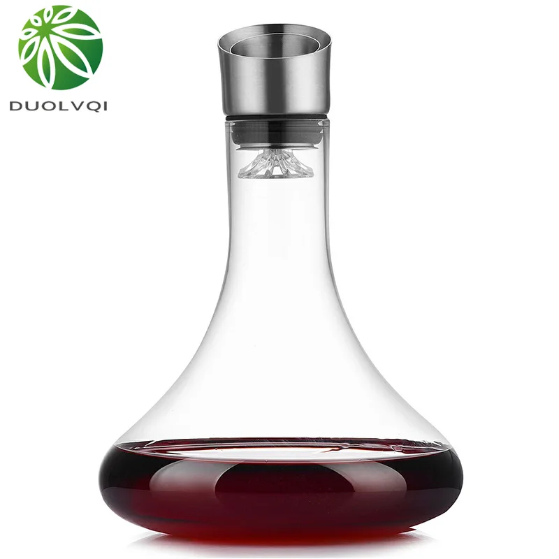 Декантер для красного вина Хрустальный наполнитель яркий графин шампанского