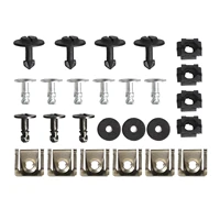 undertray engine under cover fixing clips shield trim panel screw kit for audi a4 a6 car accessories