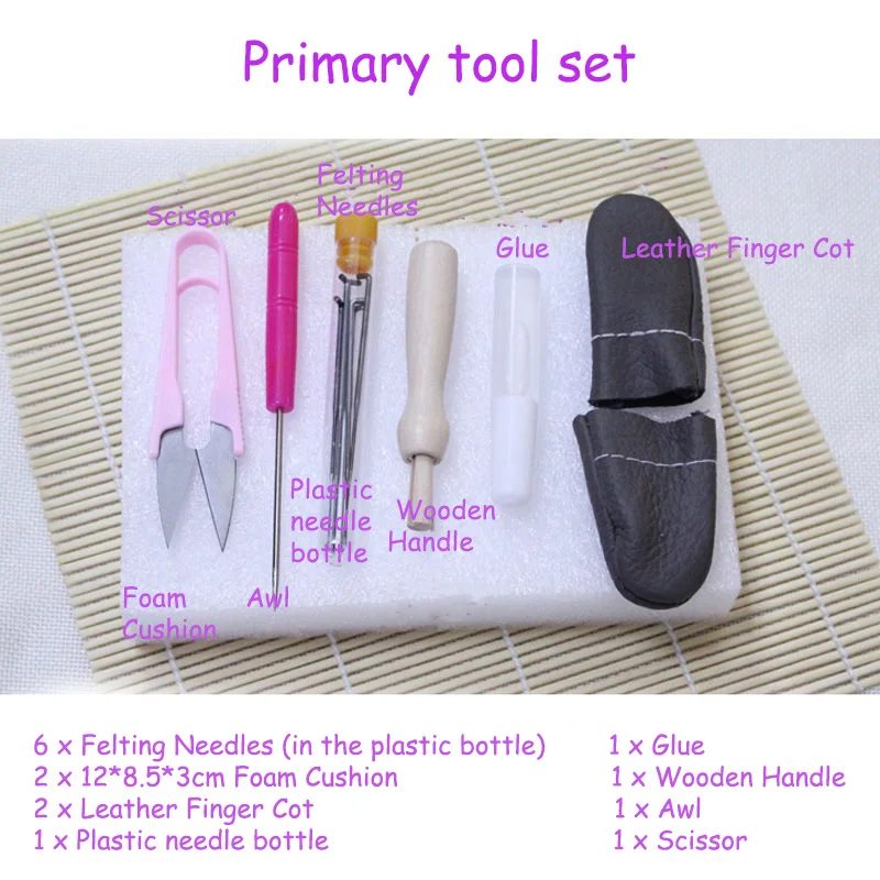 Первичный набор инструментов сделай сам 15 шт./компл. инструменты для валяния