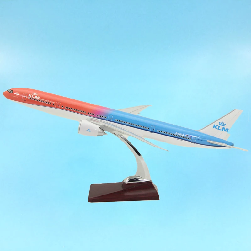 Литья под давлением 1/150 весы 47 см KLM 777 B777 300ER Королевский голландский дыхательные