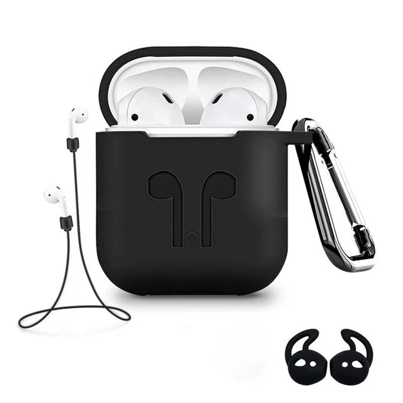 4 шт./компл. силиконовые Беспроводной Bluetooth футляр для наушников Air pods i10 i12 i20 i30