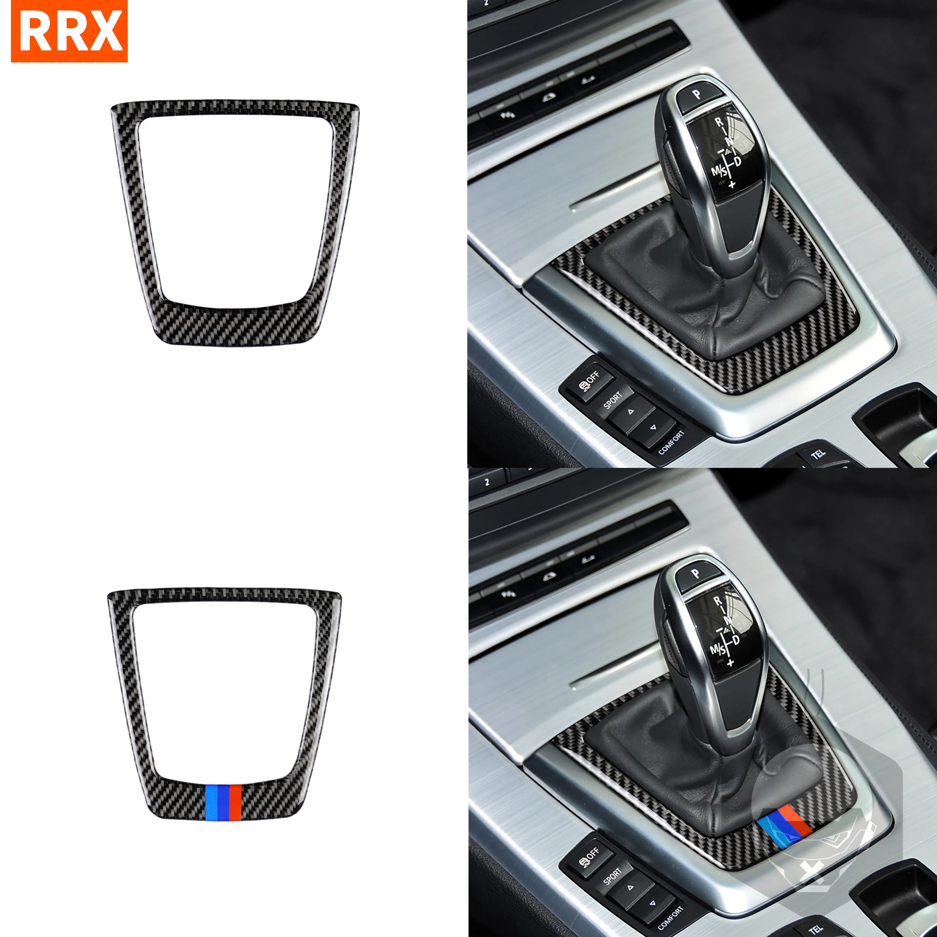 

For BMW Z4 E89 2009-2015 Carbon Automotive Shifting Plate Gear Box Panel Frame Cover Trim Stickers Interior Car Accessories