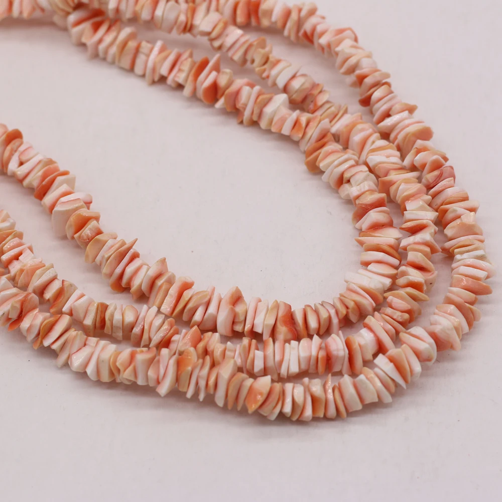 

Natural Sea Shell Boutique Carved Irregular Gravel Bead Making DIY Fashion Charm Necklace Bracelet Jewelry Gift