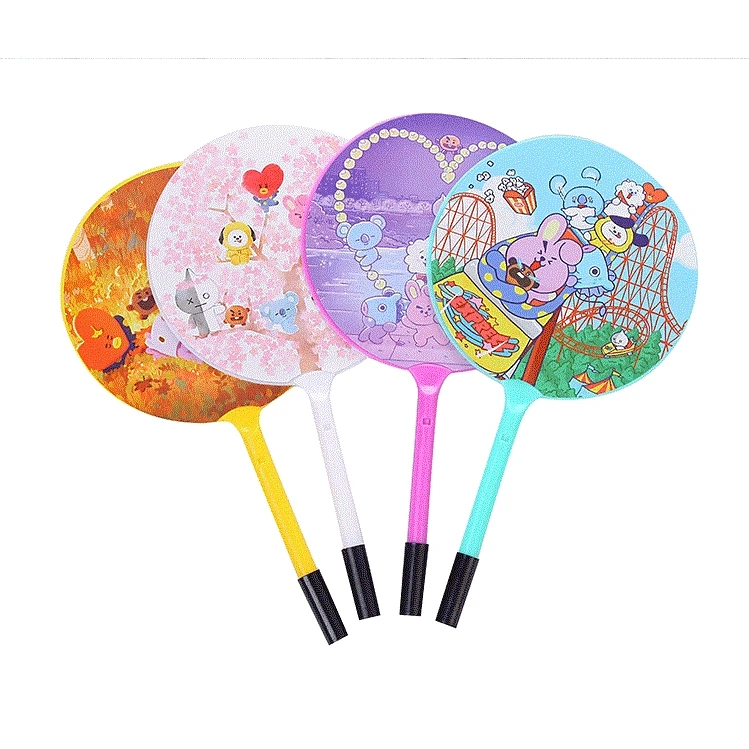 Милый BT вентилятор шариковая ручка с принтом милых животных: 0 5 мм синие чернила