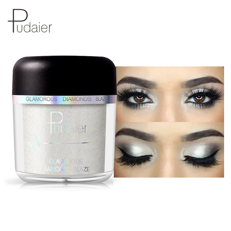 Гламурные блестящие тени для век Puaier с бриллиантами пудра макияжа глаз