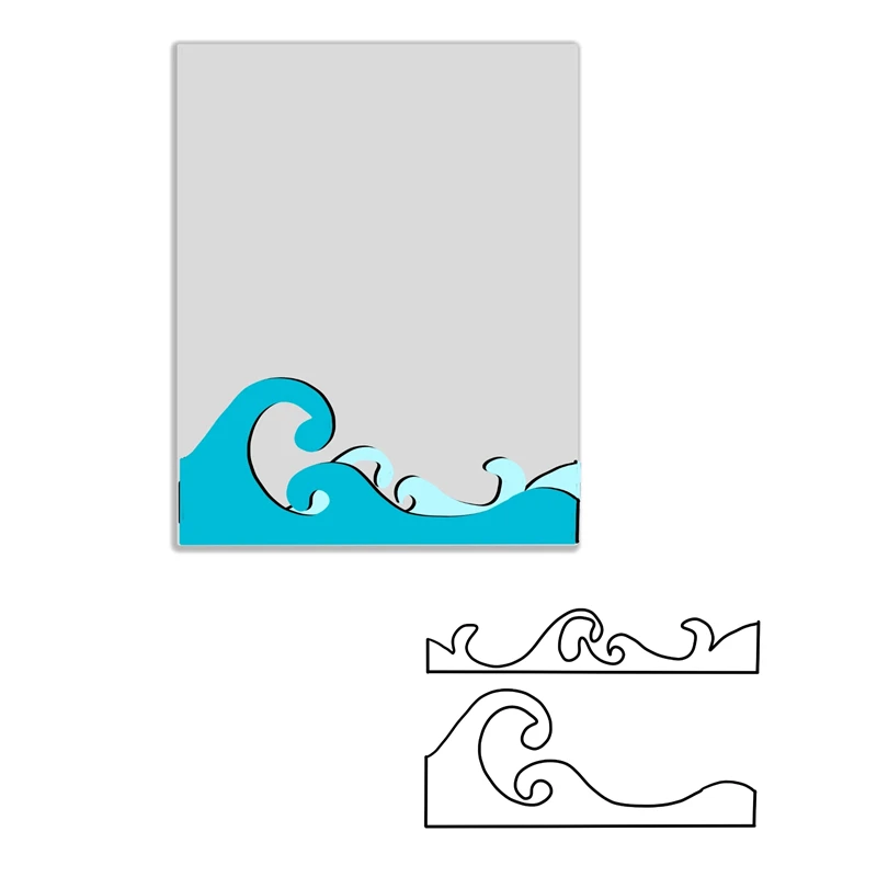 GJCrafts волнистая рамка металлические режущие штампы кружевная кайма сделай сам