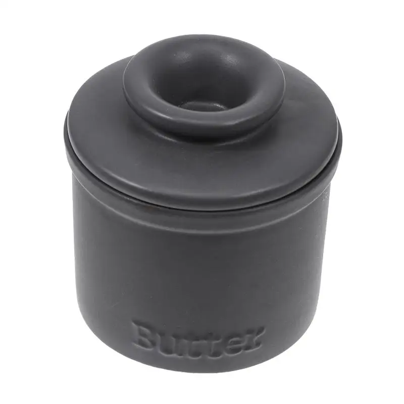 1pc Ceramic Storage Jar Home Kitchen Butter Cheese Container Can Dish Belt | Дом и сад