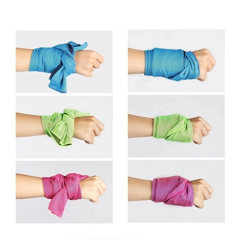 Охлаждающее полотенце из микрофибры для плавания кемпинга походов велоспорта