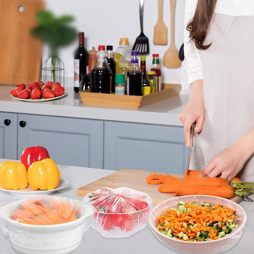 

100 шт. многоразовые прочные крышки для хранения пищевых продуктов, Эластичные крышки, силиконовые крышки, вакуумные пакеты для кухни, свежие...