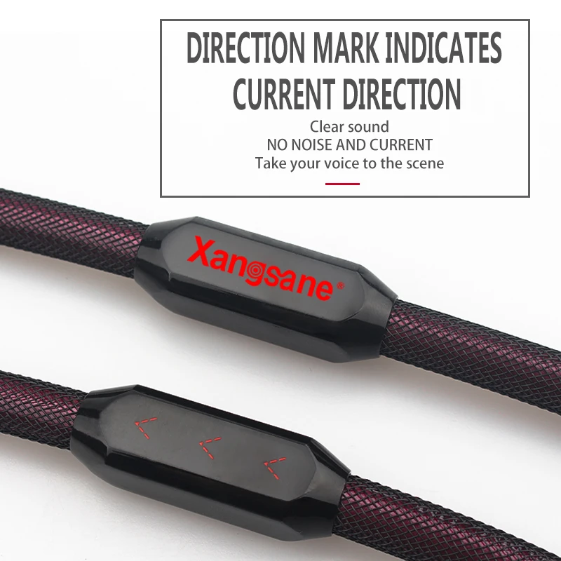 Hi-Fi аудио кабель чистого серебра XLR балансовые кабели из углеродного волокна