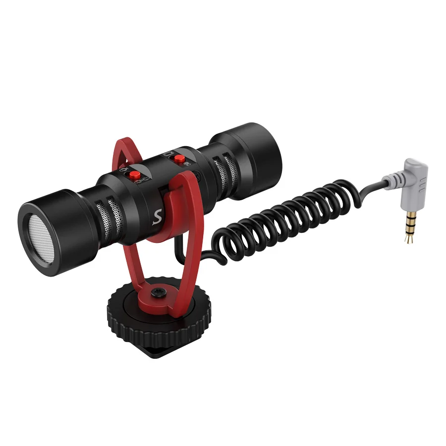 Sairun T mic двойной микрофон для записи видео Vlog интервью телефонов камер dslr