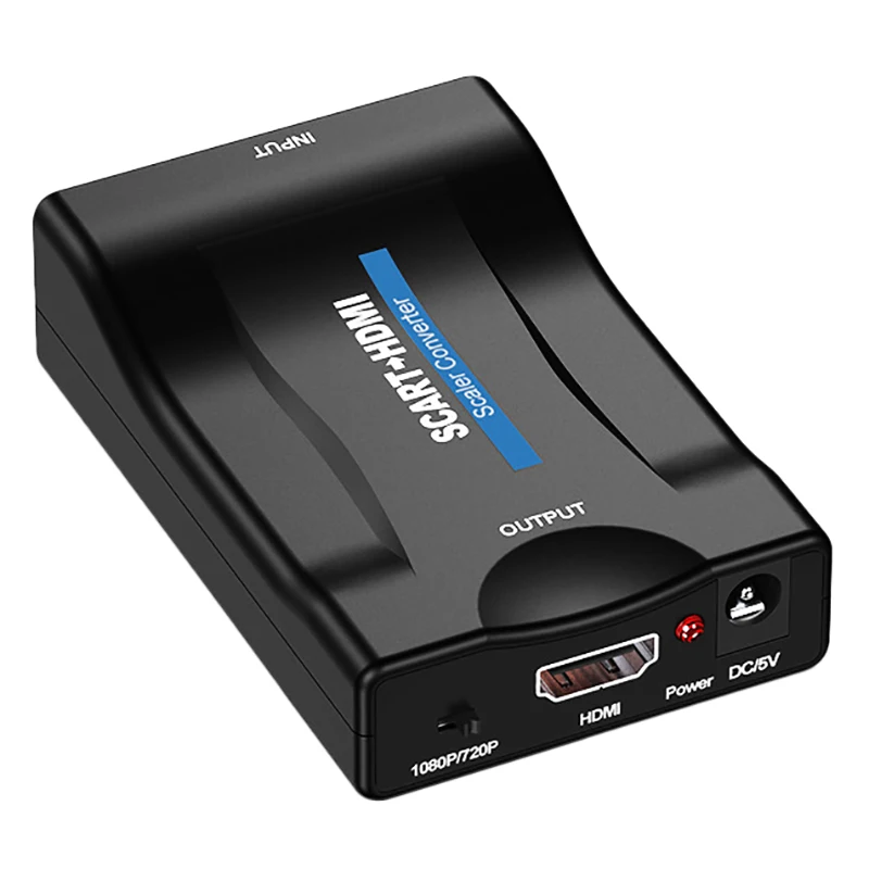 Преобразователь SCART в HDMI 1080P HD видео o цифро-аналоговый преобразователь подходит