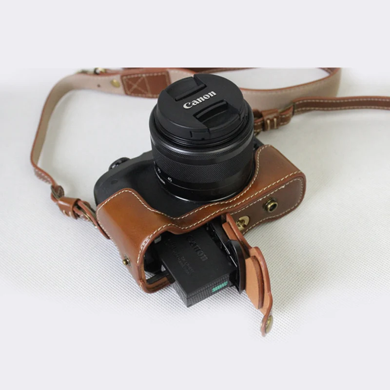 Чехол из искусственной кожи для камеры Canon EOS M6 II Markii M6II защитный чехол с плечевым