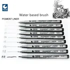 Водонепроницаемый STA Art эскиз комиксов арт маркер ручка пигмент лайнер на водной основе для рисования почерк школьные офисные канцелярские принадлежности