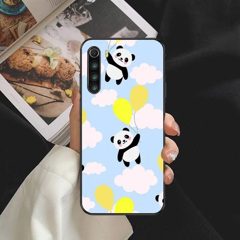 

Super Simple And Cute Panda Phone Case For Huawei P9 P10 P20 P30 P40 Lite 2017 Pro SMART2019 Cover Fundas Coque
