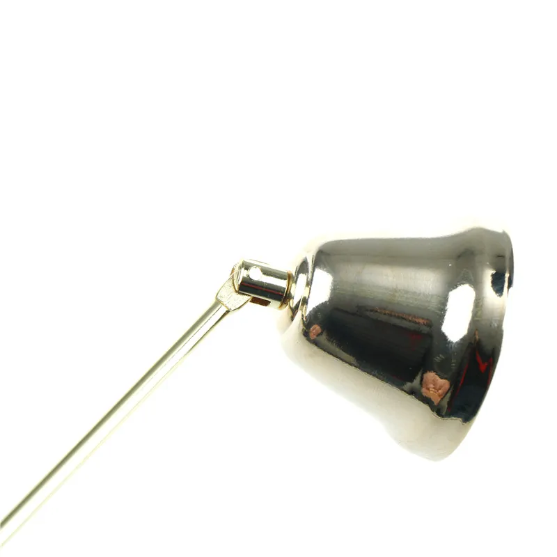 

Candle Snuffer Dipper Oil Lamp Stainless Steel Bell Tea Light Trim Cutter Tool Silver Trimmer Scissor Hook Wick Scissor
