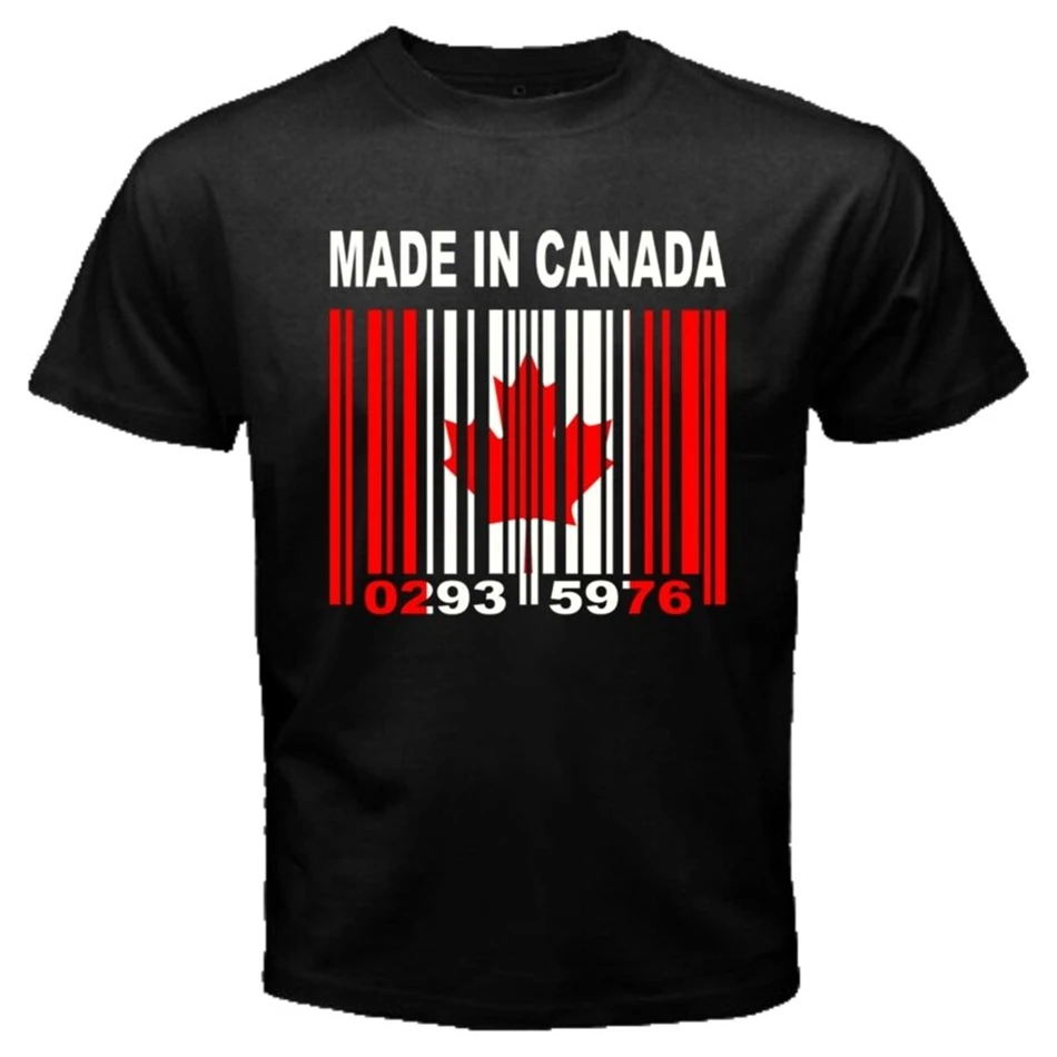 Сделано с надписью Канада Toronto montreral Flag Custom штрих-код номера футболка Y83 Свободный