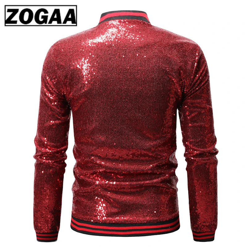 Мужские Блестящие золотистые куртки с пайетками и пальто 2019 новая брендовая