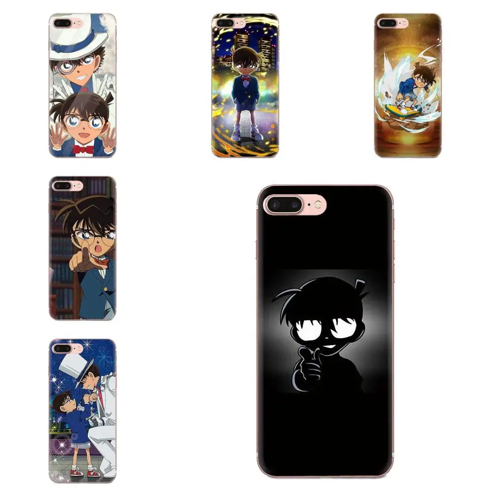 Аниме Детектив Конан мягкий чехол для мобильного телефона Galaxy J1 J2 J3 J330 J4 J5 J6 J7 J730 J8