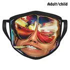 Забавная многоразовая маска для лица Pm2.5 с модным принтом страха и потери, Лас-Вегас, Джонни Депп