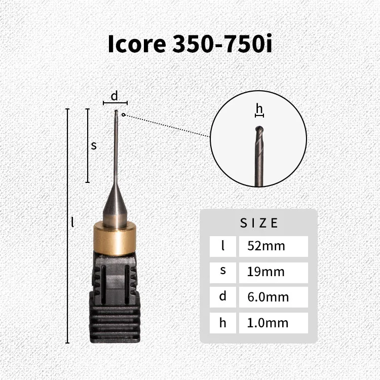 3 шт. фрезерные боры с алмазным покрытием Imes Icore 350i 750i|Отбеливание зубов| |