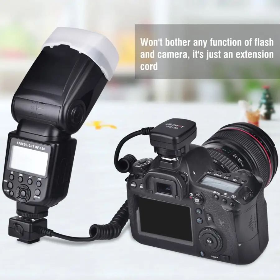 Viltrox SC 30 Off Камера удлинитель Кабель для Nikon фотографический аксессуар Bluetooth пульт