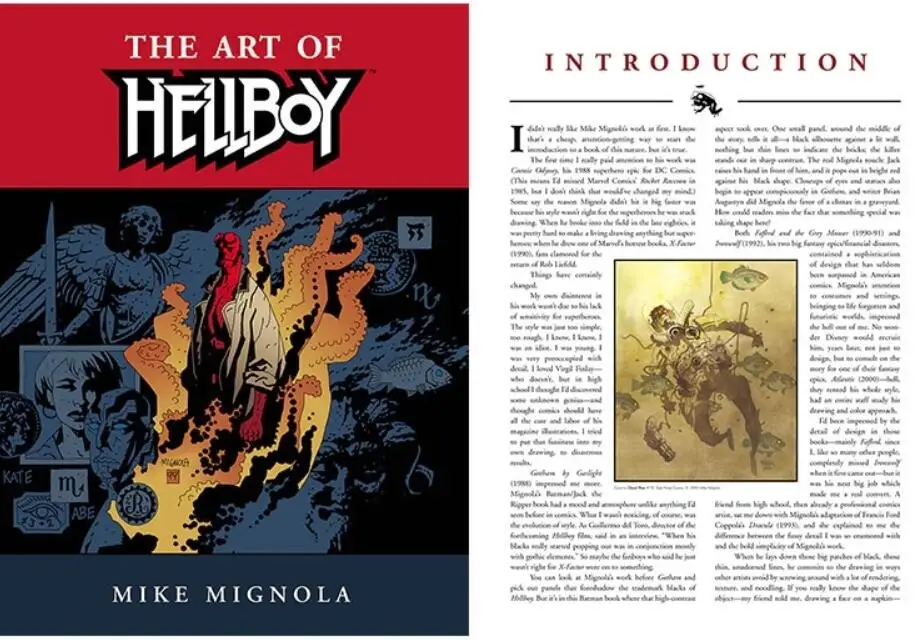

The Art of Hellboy Illustration material