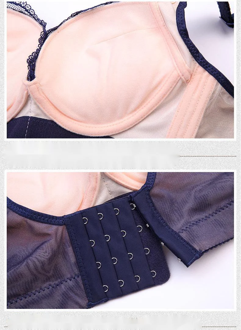 

Top Selling Thickened Plus Size Pull-Up Ladies Bra Sexy With Steel Ring Breathable Comfort Halter Bodysuit Lingerie