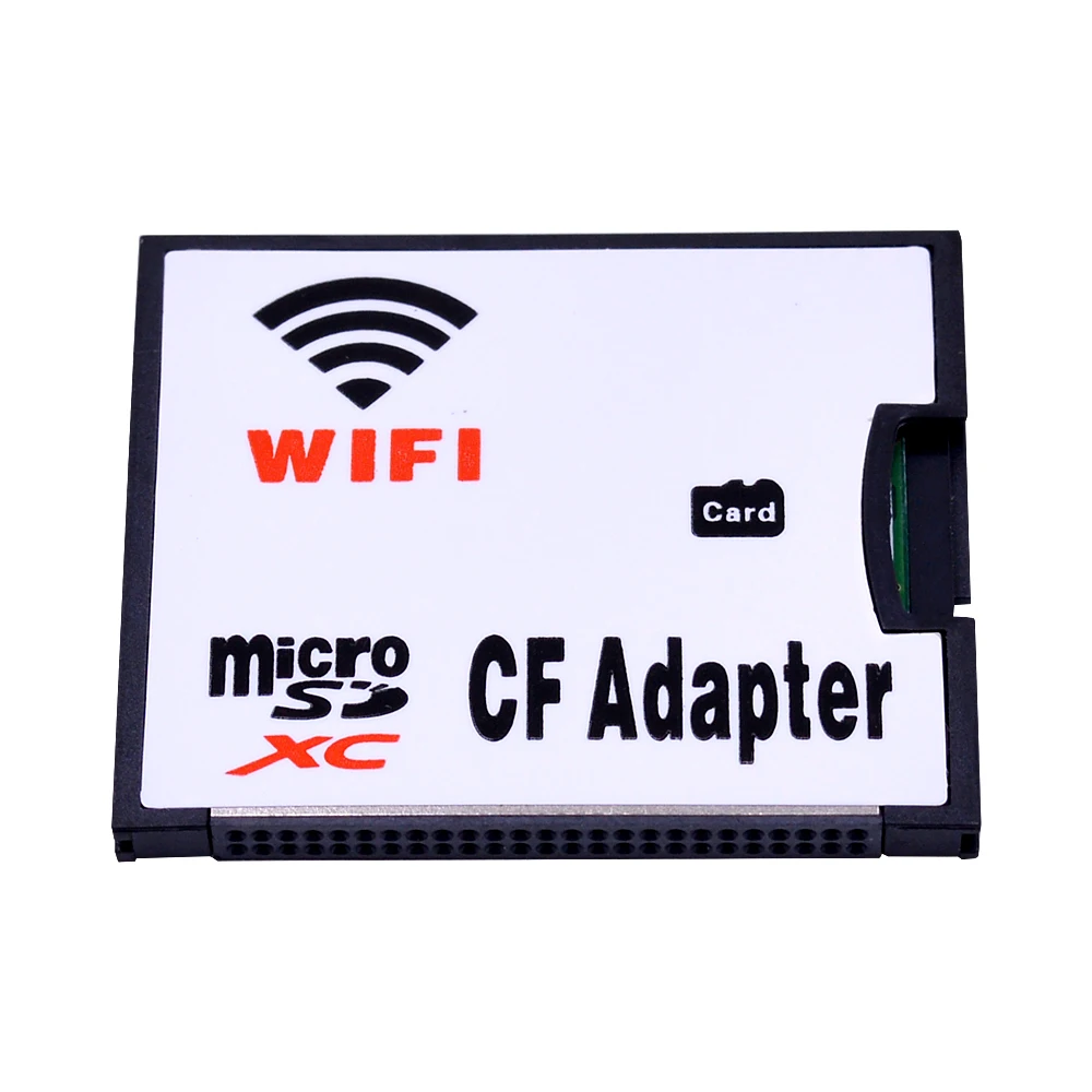 CHIPAL WIFI TF Micro SD к CF адаптеру MicroSD SDXC SDHC Type I Compact Flash Card Reader конвертер для цифровой