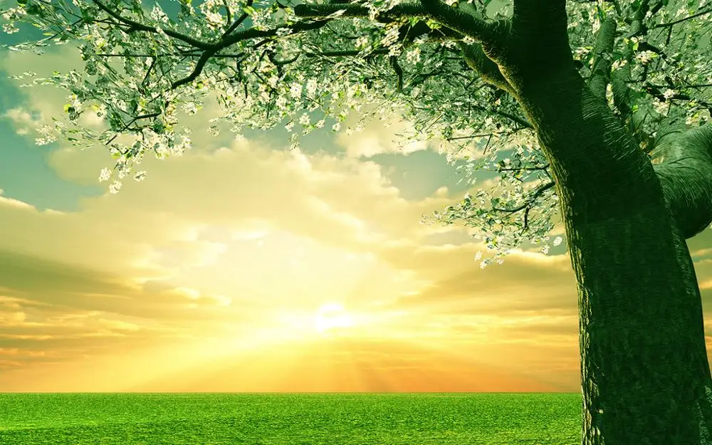 

spring backdrop easter green tree grass garden background Professional photography photocall photophone photo shoot