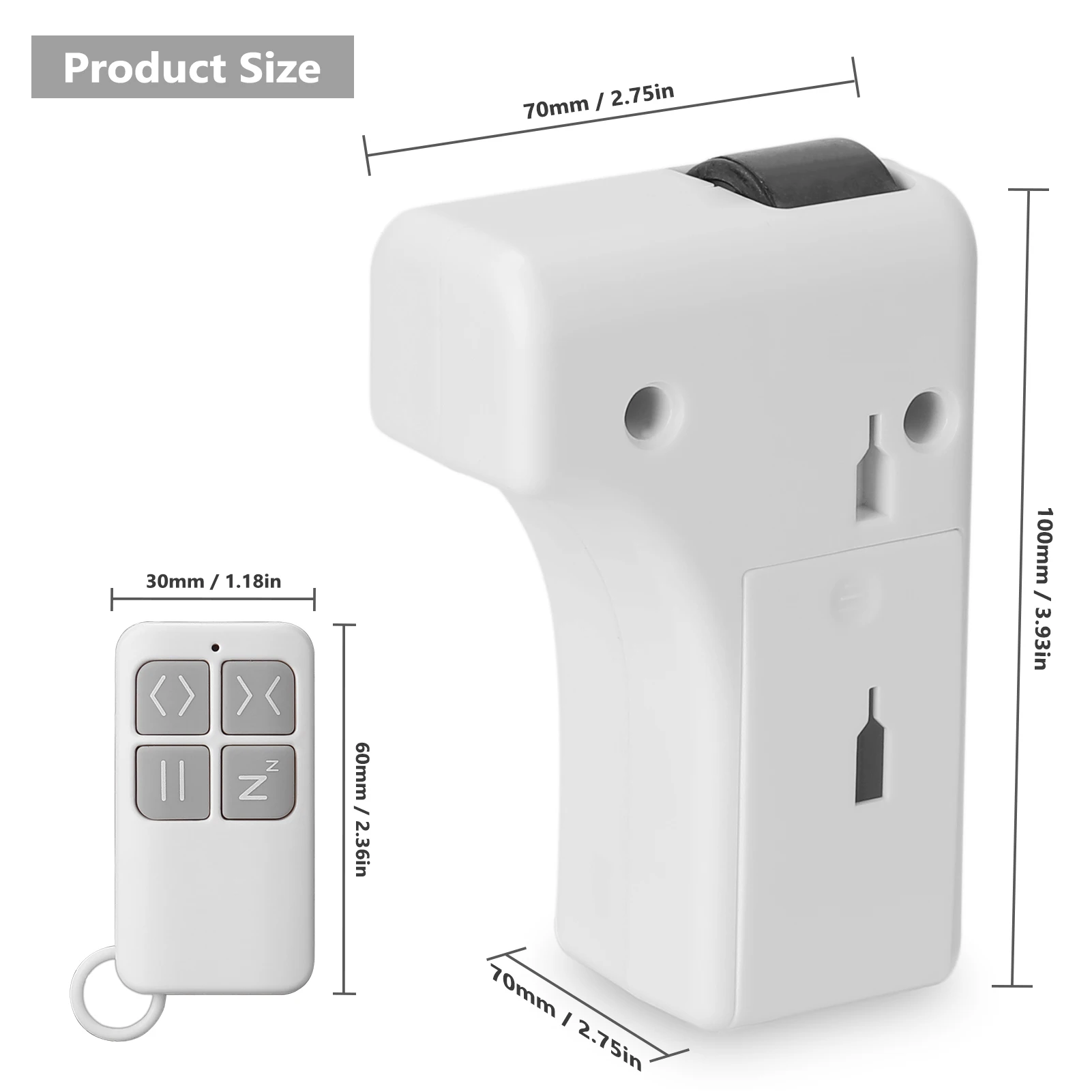 

Tuya Smart Curtain Driver WiFi Curtain Motor For I Type U Type Curtains Track WiFi Smart Life Timer Alexa Google Home Control